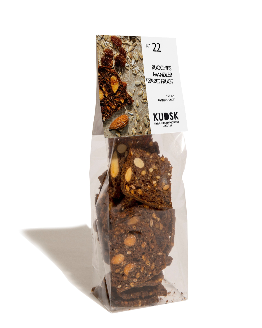 Nr.22 Rugchips mandel tørret frugt